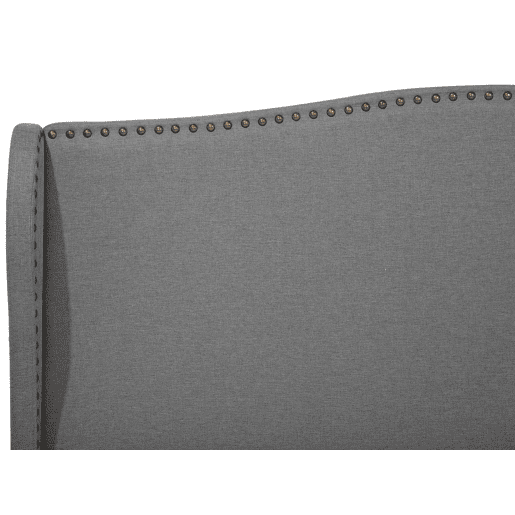 Cama Tecido COLMAR 160 x 200 cm Cinzento Cama Tecido COLMAR 160 x 200 cm Cinzento