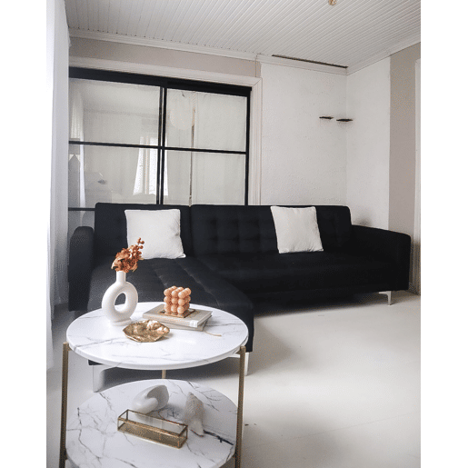 Mesa de centro REVA Mármore branco Mesa de centro REVA Mármore branco