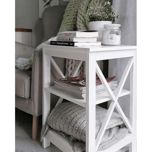 Mesa de apoio FOSTER Branco