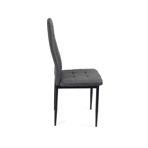Conjunto de 6 cadeiras de jantar Zuni Cinzento escuro 41 x 96 x 48 cm