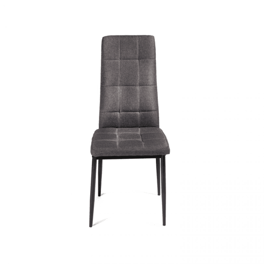 Conjunto de 6 cadeiras de jantar Zuni Cinzento escuro 41 x 96 x 48 cm