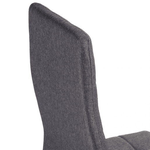 Conjunto de 6 cadeiras de jantar Zuni Cinzento escuro 41 x 96 x 48 cm