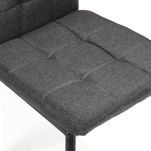 Conjunto de 6 cadeiras de jantar Zuni Cinzento escuro 41 x 96 x 48 cm