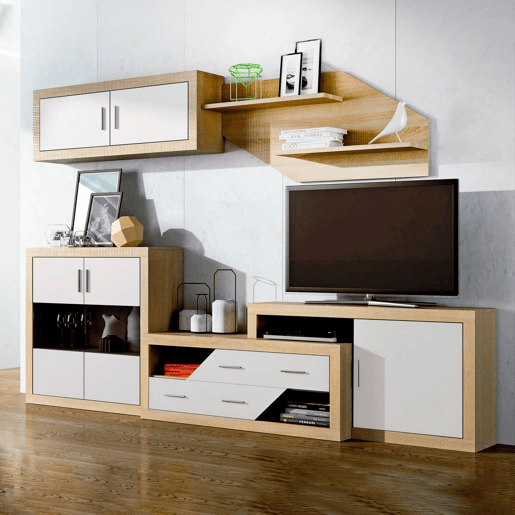 Adega de 2 portas Nuka Cambria - Branco 110 x 110 x 34,6 cm Adega de 2 portas Nuka Cambria - Branco 110 x 110 x 34,6 cm