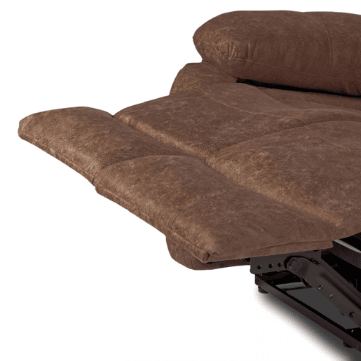 Sofá de relaxamento de 2 lugares Kendal Chocolate 152cm x 101 x 97 cm