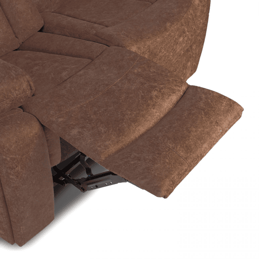 Sofá de relaxamento de 2 lugares Kendal Chocolate 152cm x 101 x 97 cm