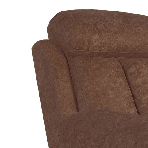 Sofá de relaxamento de 2 lugares Kendal Chocolate 152cm x 101 x 97 cm