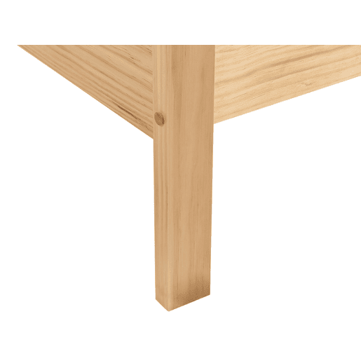 Cama Pinho CARNAC 160 x 200 cm Castanho claro