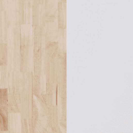 Mesa de jantar X-Loft 140 Carvalho selvagem - Branco 140x80 cm