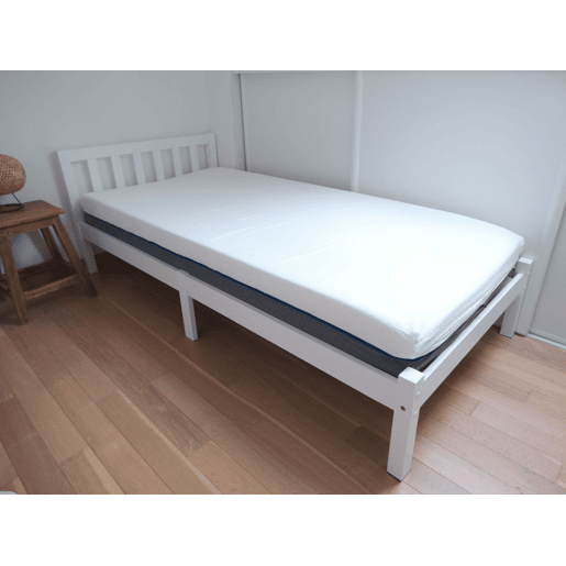 Cama Pinho FLORAC 90 x 200 cm Branco
