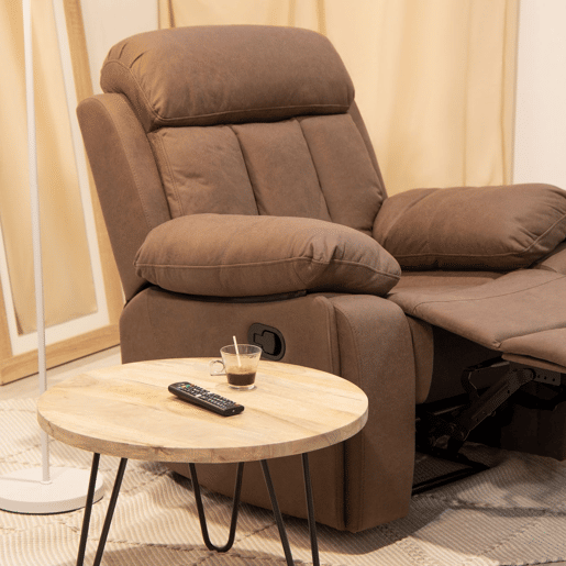 Cadeirão de relaxamento Kendal Chocolate 93 x 104 x 93143 cm