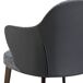 ANGEL CERDA Silla tela y polipiel gris oscuro ANGEL CERDA Silla tela y polipiel gris oscuro Ceniza