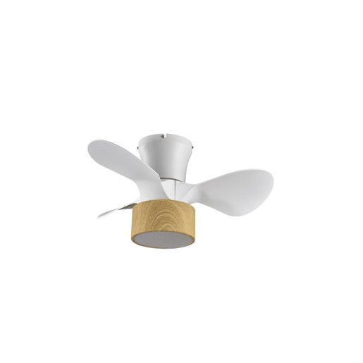 ventilador de tecto metálico cor branca série olga 70cm