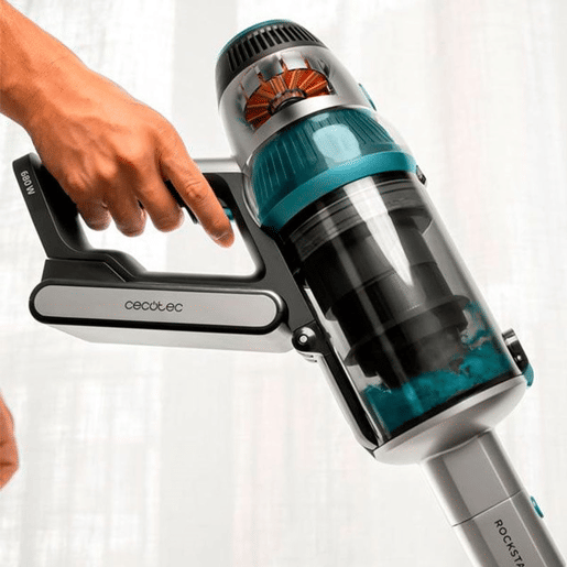 Cecotec Aspirador sem fios 3 em 1: vertical, vassoura e de mão com motor digital Brushless, potência de 680 W e máxima potência de sucção de 230 aW. 26 kPa. Autonomia de 75 minutos. Escova Jaliscazo. Kit de acessórios.