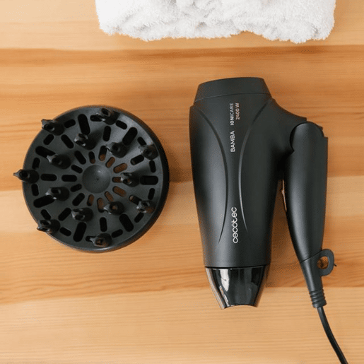 Cecotec Secador de cabelo de viagem de 2400 W de potência, com função ionizadora e grande caudal.