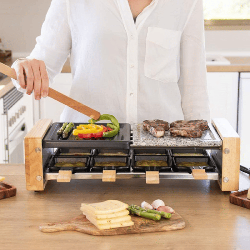 Cecotec Cheese&Grill 8400 Grelhador a lenha para raclete