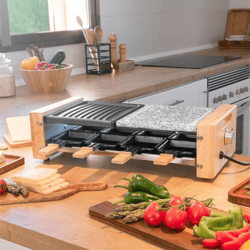 Cecotec Cheese&Grill 8400 Grelhador a lenha para raclete
