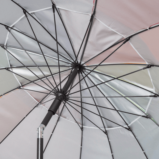 Guarda-chuva de praia corta-vento Ø220 cm multicor cmastro basculante Aktive