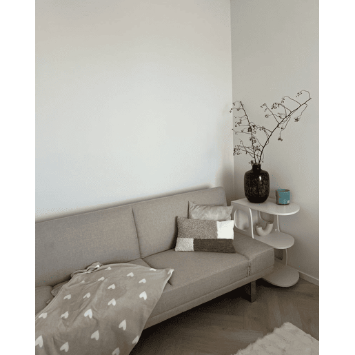 Sofá-cama YORK Tecido Creme 2 lugares