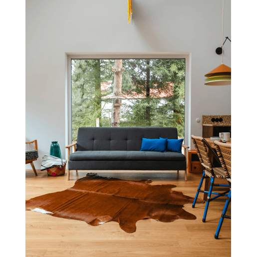 Sofá-cama TJORN Tecido Cinzento 3 lugares
