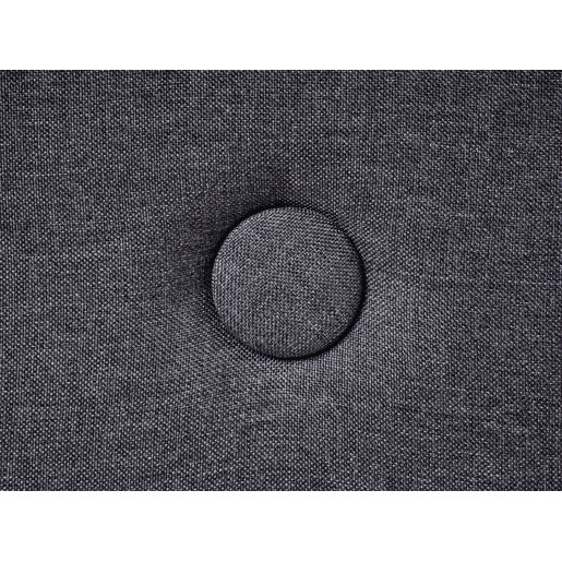 Cama Tecido RENNES 90 x 200 cm Cinzento escuro