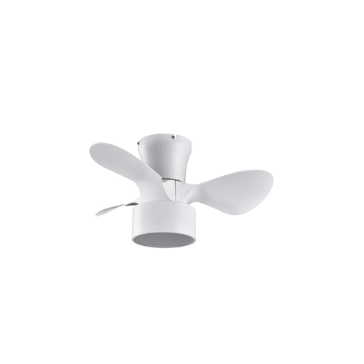 ventilador de tecto metálico cor branca série olga 70cm