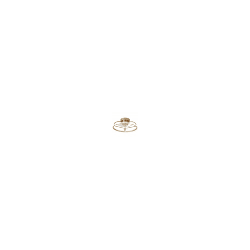 ventoinha de tecto em metal dourado série bora 50cm