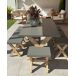 Beliani Conjunto de comedor OLBIA Beliani Conjunto de comedor OLBIA Gris