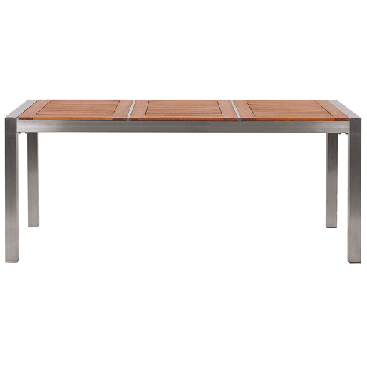 Mesa de refeição de jardim GROSSETO 180 cm 90 cm Madeira de eucalipto Castanho