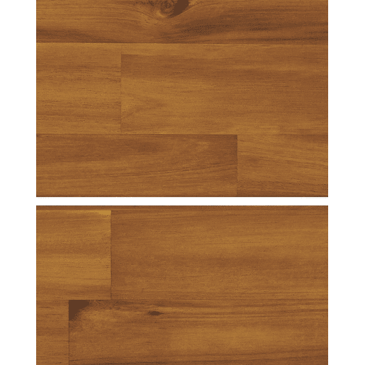 Conjunto de 2 cadeiras de jardim LIVORNO Madeira de acácia Castanho