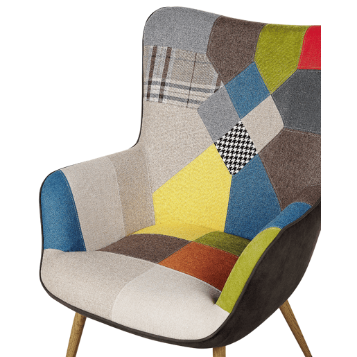 Poltrona com braços VEJLE Tecido Multicolor