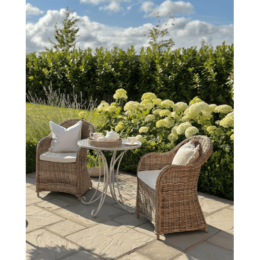 Mesa bistrô CILENTO 71 cm 71 cm Metal Cinzento Mesa bistrô CILENTO 71 cm 71 cm Metal Cinzento
