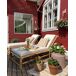 Beliani Tumbona LIGURE Beliani Tumbona LIGURE Blanco/ Beige