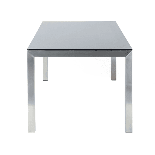 Mesa de refeição de jardim GROSSETO 180 cm 90 cm Vidro de segurança (temperado) Preto Mesa de refeição de jardim GROSSETO 180 cm 90 cm Vidro de segurança (temperado) Preto