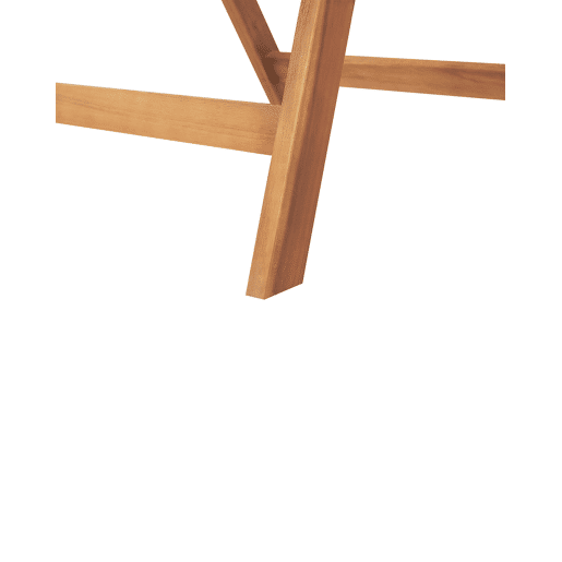 Conjunto de 6 cadeiras de jardim JAVA Madeira de acácia Castanho claro
