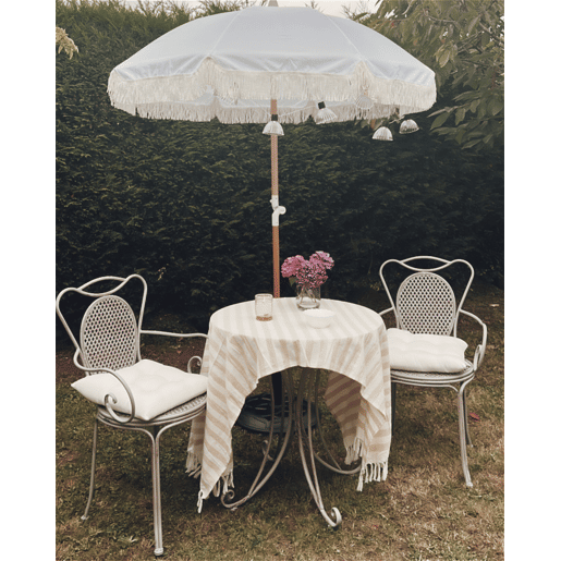 Conjunto de 2 cadeiras de jardim CILENTO Metal Cinzento