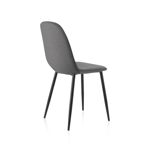 Conjunto de 4 cadeiras de jantar Hall Cinzento 54,5 x 84 x 44,5 cm
