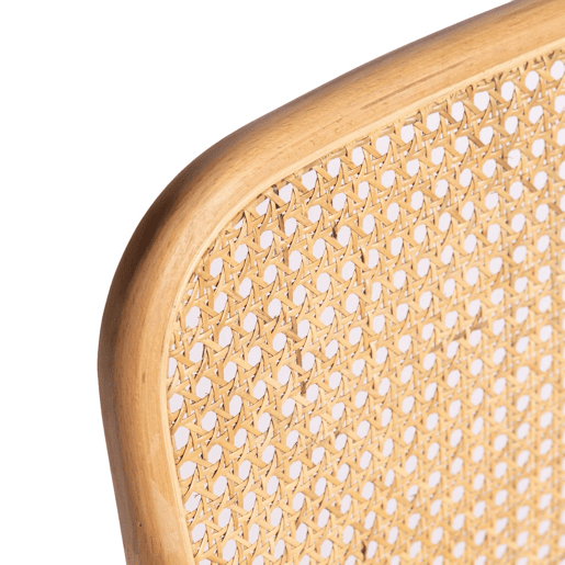 Conjunto de 2 cadeiras de jantar Toscana Rattan - Transparente 44,5 x 87,5 x 40,5 cm