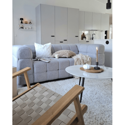 Mesa de centro EFFIE Mármore branco Mesa de centro EFFIE Mármore branco