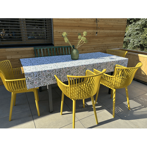 Conjunto de 4 cadeiras de jardim PESARO Amarelo