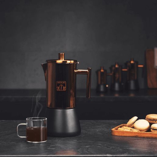 Cecotec Cafeteira italiana de alumínio fundido de alta qualidade ideal para 4 chávenas de café. Cecotec Cafeteira italiana de alumínio fundido de alta qualidade ideal para 4 chávenas de café.