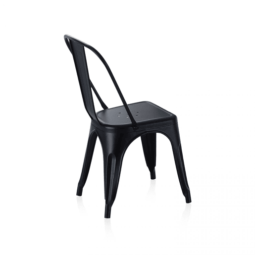 Conjunto de 4 cadeiras de jantar Tolix Preto 45 x 85 x 45 cm