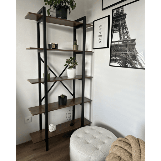 Pufe TAMPA Bouclé Branco 55 cm 55 cm 30 cm