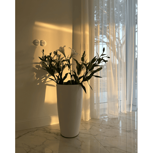 Vaso TSERIA 40 cm Branco