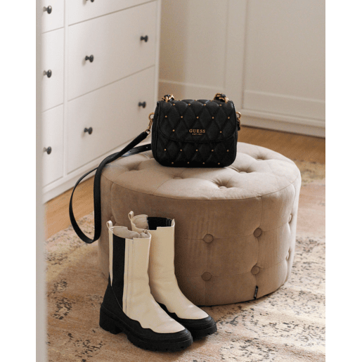 Pufe TAMPA Veludo Cor de areia 55 cm 55 cm 30 cm