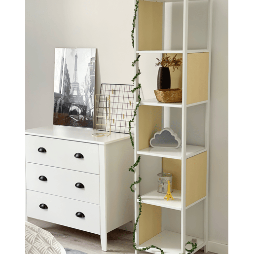 Estante com 5 prateleiras BOGOTA 165 cm Branco