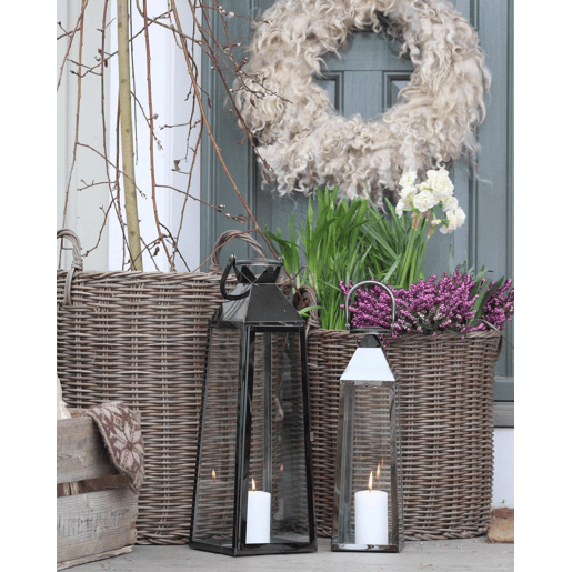 Beliani Conjunto de 2 vasos para plantas BITOLA