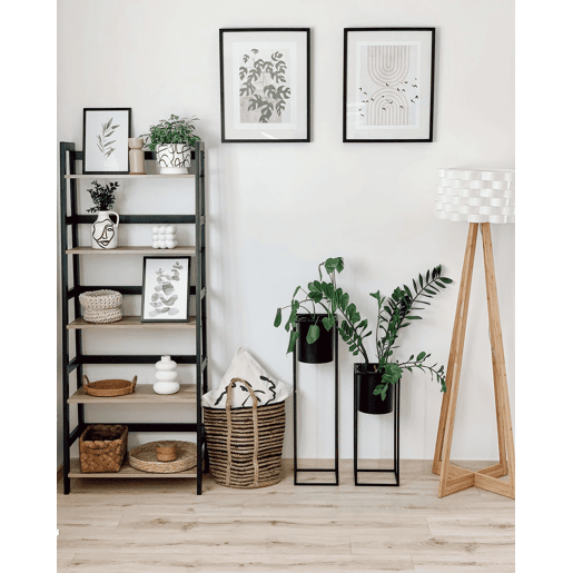 Estante com 5 prateleiras CROYDON 163 cm Preto