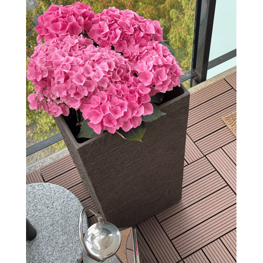 Vaso GAZA 30 cm Castanho escuro