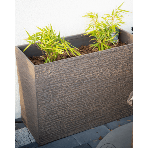 Vaso EDESSA 80 cm Castanho escuro